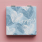 Mirroray - Minimalist Heart Pattern Square Compact Mirror