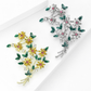 Brovia - Enamel Flower Accent Alloy Brooch Pin
