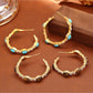 Earedge - Maillard Style C Hoop Earrings