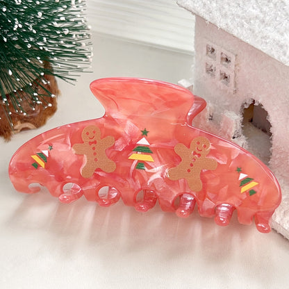 Beau - Funny Christmas Theme Print Claw Clip