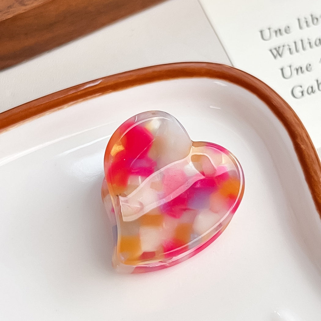 Beau - Sweet Style Heart Shaped Cute Claw Clip