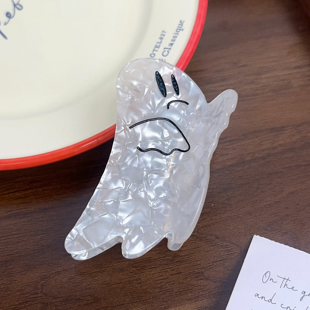 Beau - Halloween Cute Pumpkin Ghost Pattern Claw Clip