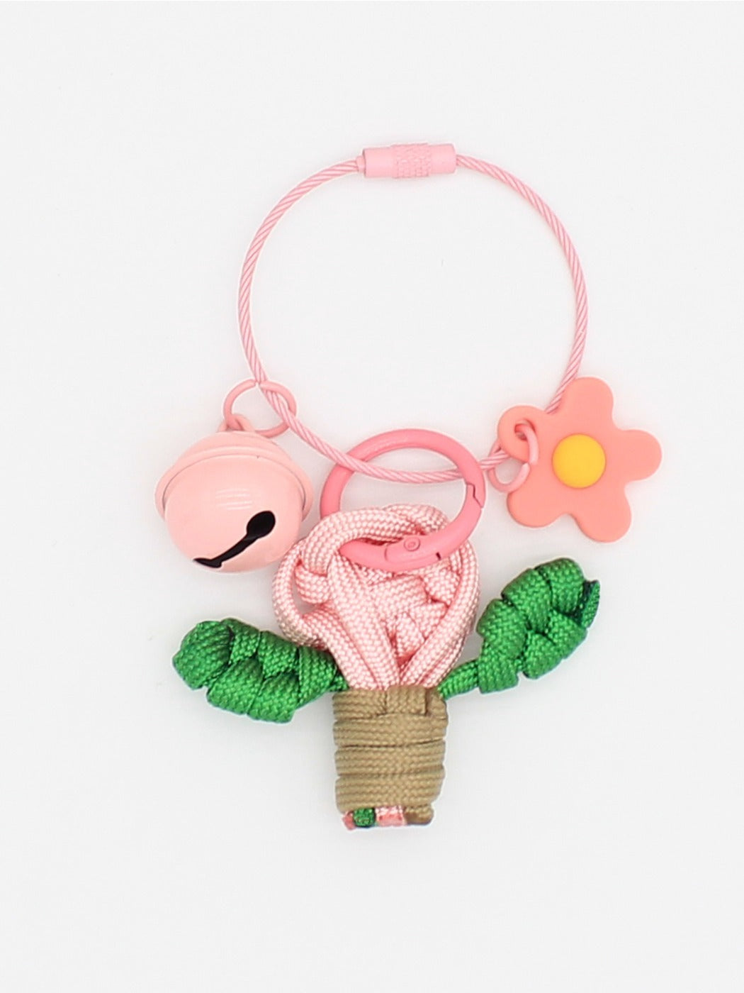 Keypus - Carrot Flower-Shaped Keychain