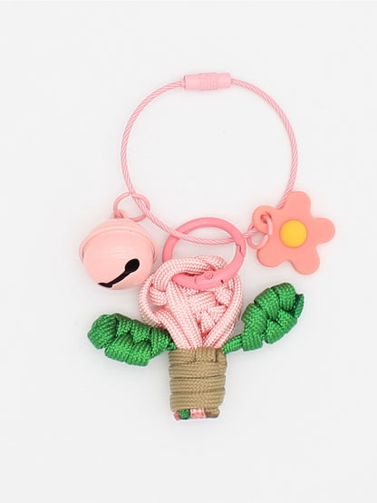 Keypus - Carrot Flower-Shaped Keychain