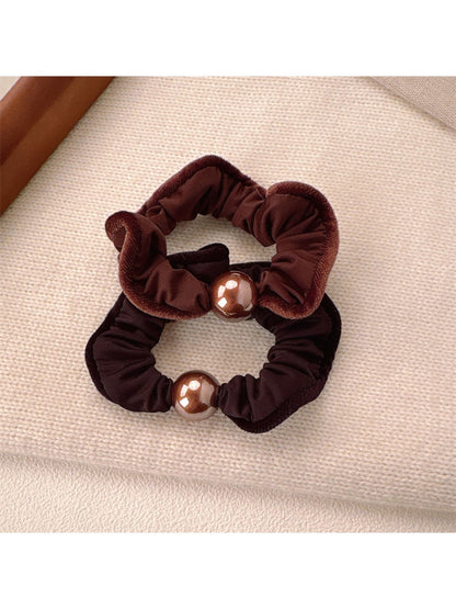 Gifty - Dual Tone Chocolate Hair Ties