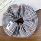 Gifty - Preppy Style Simple Plaid Scrunchie