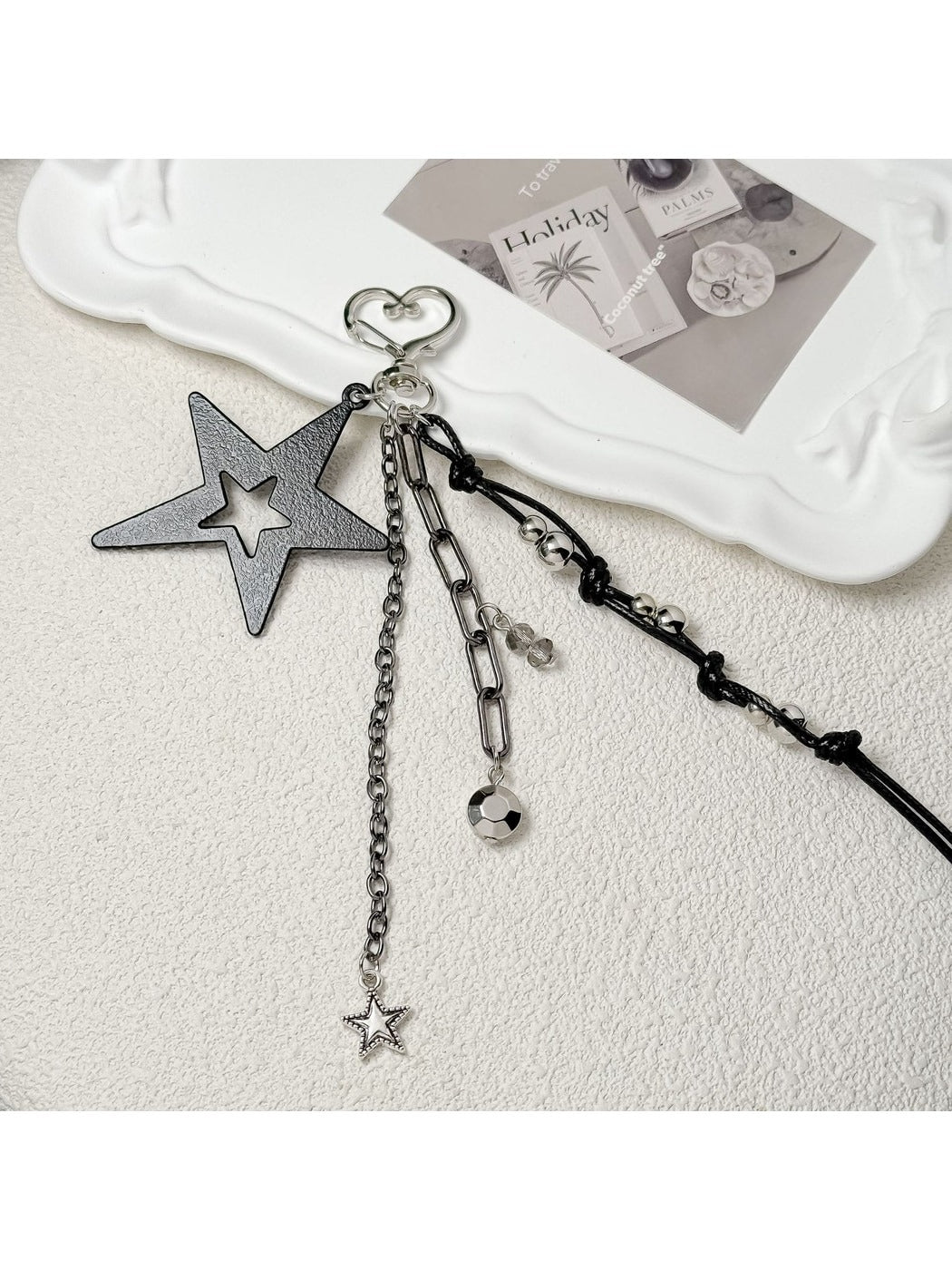 Keypus - Minimal Star Pendant Bag Charm Keychain