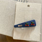 Beau - Blue Cherry Geometric Hair Clip