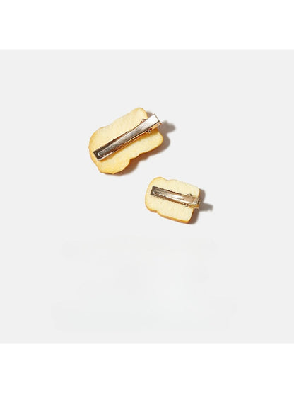 Beau - Fun Toast Shaped Hair Clip