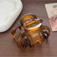 Beau - Glossy Oval Cutout Pumpkin Claw Clip