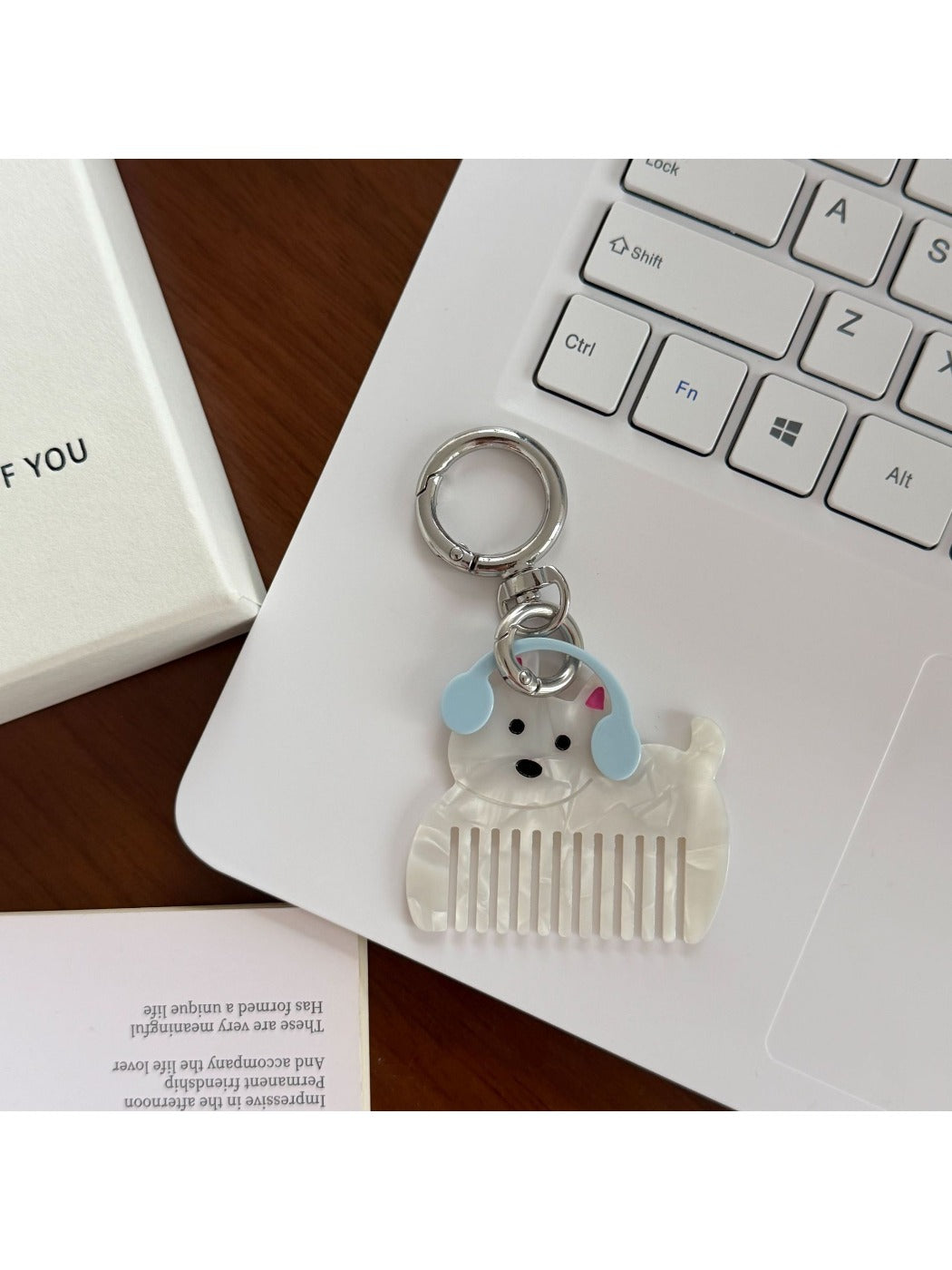 Keypus - Animal Shape Comb Bag Charm Keychain