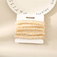 Gifty - Solid Color Crinkle Hair Tie Set
