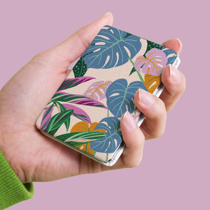 Mirroray - Leaf Pattern Folding Makeup Mirror