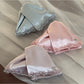 Beau - Satin Look Beaded Triangle Claw Clip