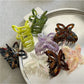 Side view of Beau Misty Acetate Butterfly Hair Clip displaying butterfly shape and clasp