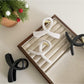 Beau - Black and White Crisscross Hair Claw Clip