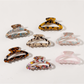 Beau - Color Spliced Openwork Hair Claw Clip