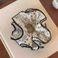 Gifty - Ruffled Floral Polyester Scrunchie