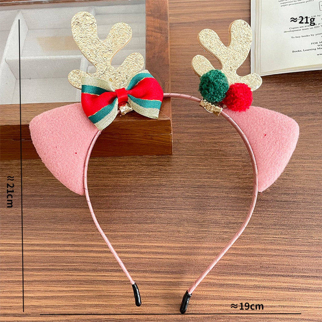 Gifty - Christmas Tree and Antler Holiday Headband
