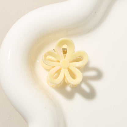 Beau - Pastel Petal Flower Hair Accessory Claw Clip
