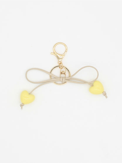 Keypus - Cute Heart Bow Keychain