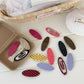 Beau - Oval Polka Dot Acetate Fiber Hair Clip