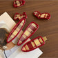 Beau - Plaid Acetate Alloy Side Bangs Hair Clip