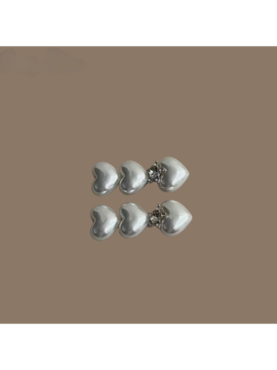 Beau - Sweet Style Triple Heart Side Bangs Hair Clip