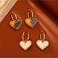 Earedge - Maillard Heart Shaped Earrings