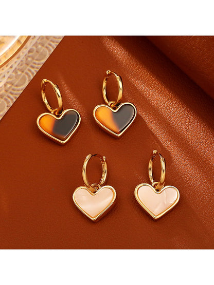 Earedge - Maillard Heart Shaped Earrings