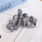 Beau - Plastic and Alloy Floral Hair Styling Claw Clip