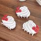Beau - Acetate Hair Clip Ice Cream Cherry Cute