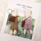 Feltery - Cute 3D Bunny Keychain Bag Charm Gift