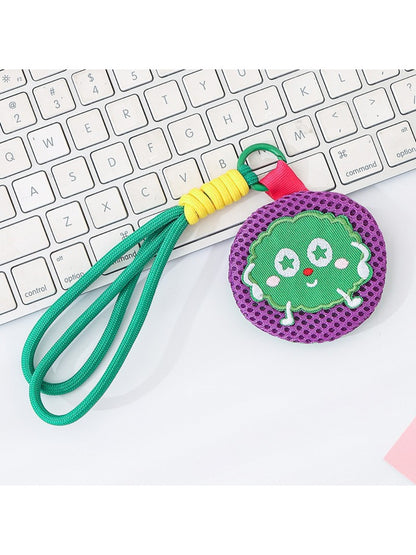 Keypus - Cartoon Color Block Lanyard Keychain