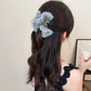 Beau - Decorative Ruffled Bow Hair Claw Clip