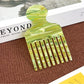 Camerow - Fashionable Marble Pattern Acetate Hair Comb
