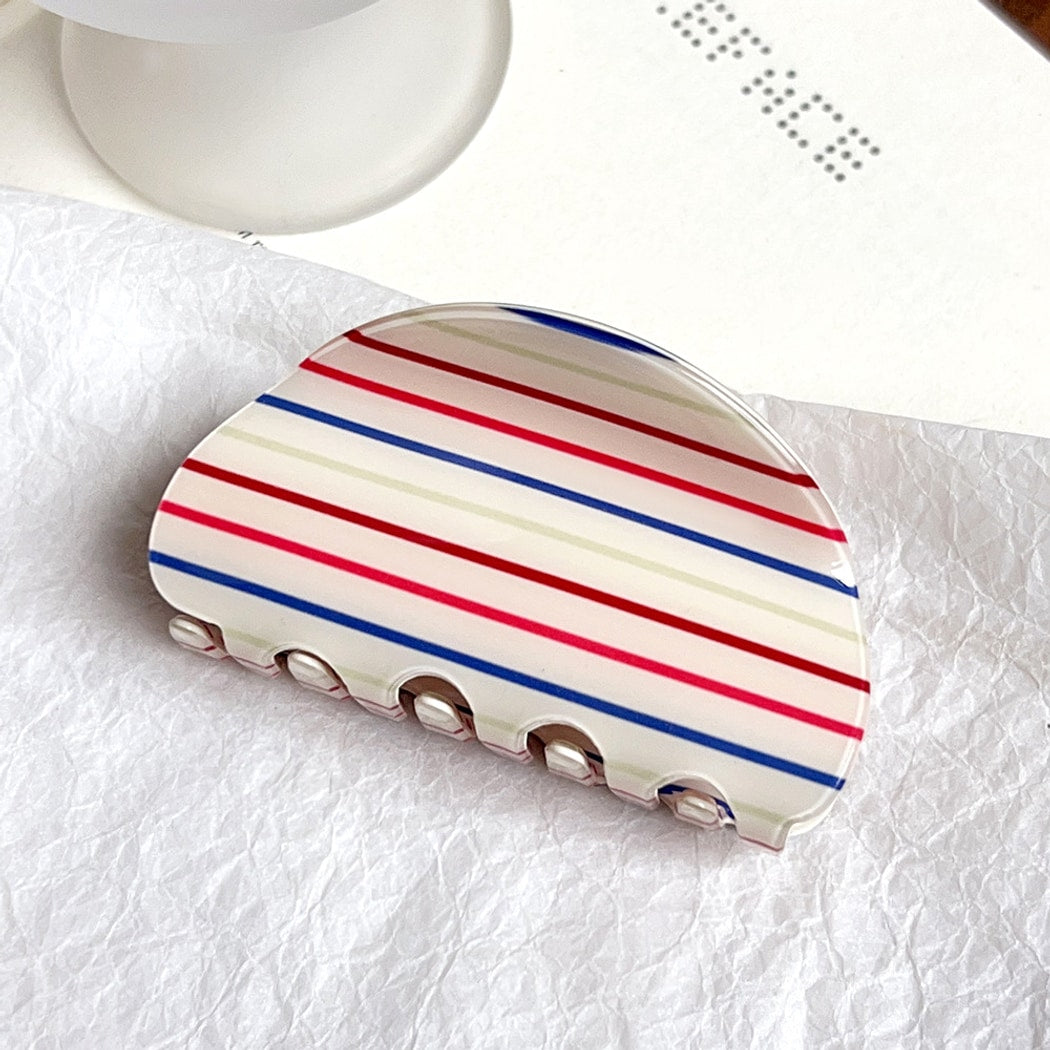 Beau - Modern Striped Styling Claw Clip