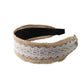 Gifty - Retro Lace Woven Wide Headband