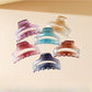 Beau - Gradient Half Moon Plastic Hair Claw Clip