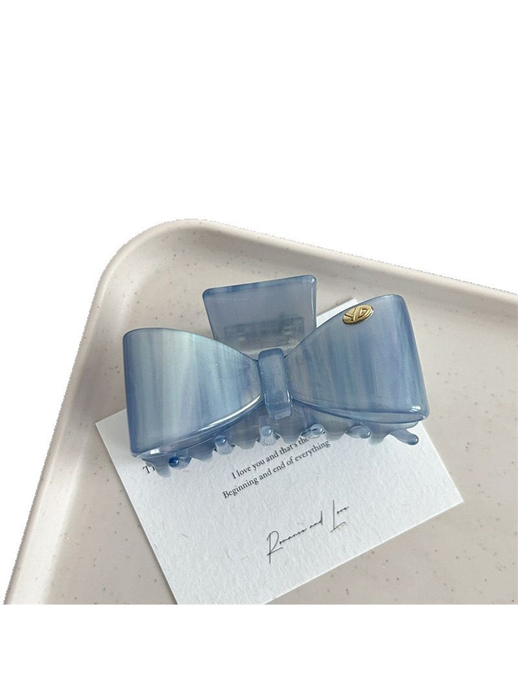 Beau - Butterfly Bow Acetate Hair Claw Clip