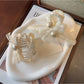 Beau - Fabric Bow Wrapped Claw Clip