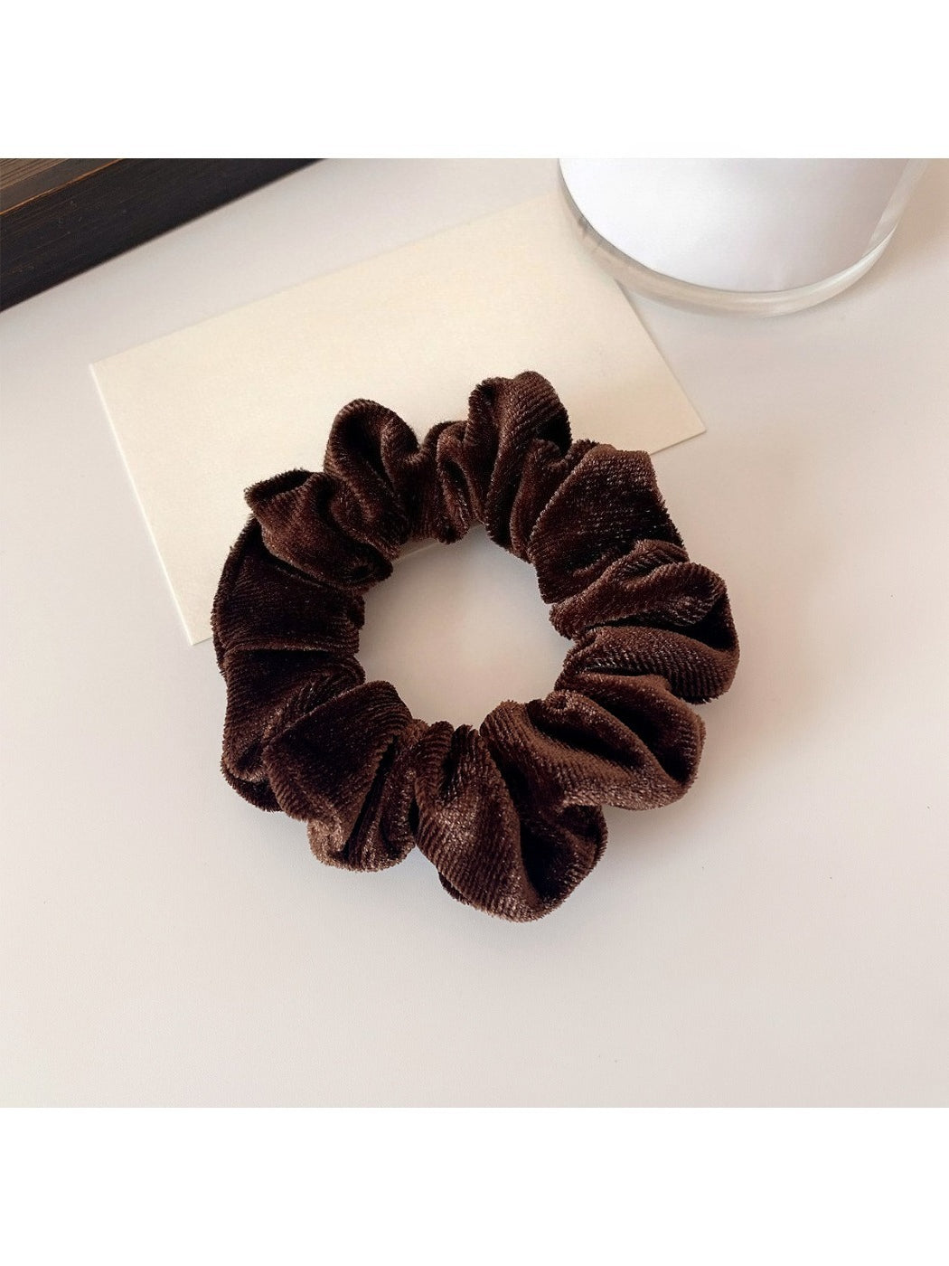 Gifty - Small Velvet Scrunchie for Fall Winter