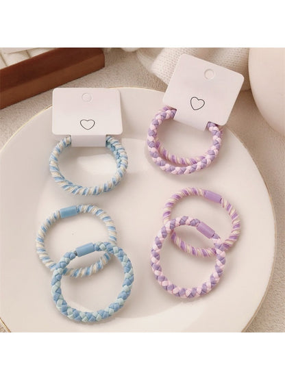 Gifty - Macaron Hair Tie Set (2 Pcs)