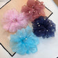 Gifty - Sweet Sheer Beaded Ruffle Scrunchie