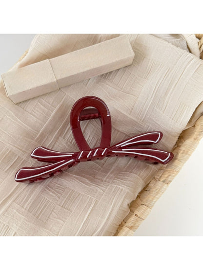 Beau - Versatile Red Irregular-Shaped Hair Clip