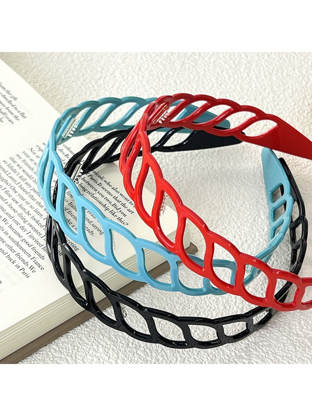 Gifty - Minimal Hollow Lattice Acetate Fiber Headband