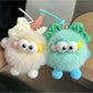 Keypus - Cute Bow Coal Ball Keychain