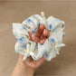 Gifty - Floral Butterfly Bow Polyester Scrunchie