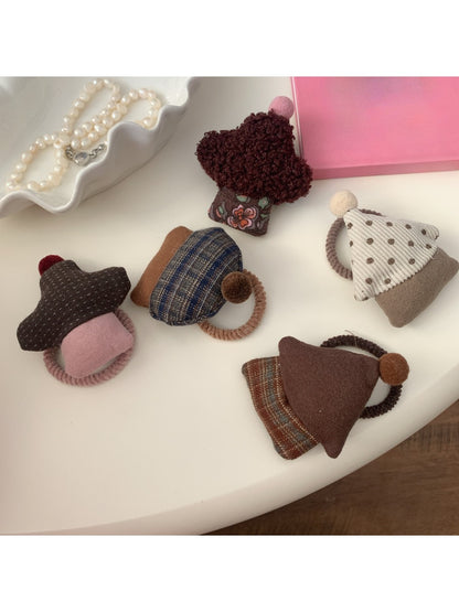 Gifty - Cute House Pattern Hair Tie