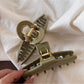 Beau - Glossy Sculpted Plastic Hair Styling Claw Clip